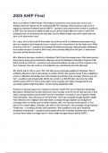 2025 AHIP Final Questions and answers