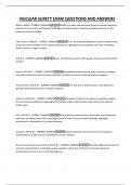 NUCLEAR SURETY EXAM QUESTIONS AND ANSWERS
