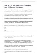 Asu ea CIS 105 Final Exam Questions And All Correct Answers &period;