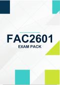 FAC2601 EXAM PACK 2026