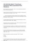 CIS 105 ASU Week 7 Final Exam Questions With Guaranteed Pass Solutions&period;