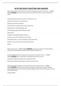 NUTR 430 EXAM 2 QUESTIONS AND ANSWERS