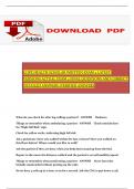 COPE HEALTH SCHOLAR WRITTEN EXAM 2 LATEST VERSIONS ACTUAL EXAM 2 FINAL QUESTIONS AND CORRECT DETAILED ANSWERS &lpar;VERIFIED ANSWERS