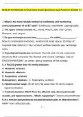BIOL30 Air Methods Critical Care Exam Questions and Answers Graded A&plus;