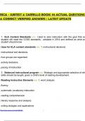STUDY BUNDLE&vert; RICA SUBTEST 2&3&vert; 2025 ACTUAL TEST WITH ALL QUESTIONS AND CORRECT ANSWERS ALREADY GRADED A&plus;