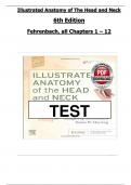 Test Bank For Illustrated Anatomy of the Head and Neck 6th Edition by Fehrenbach All Chapters 1–12 Complete