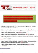 YTT-200 FINAL EXAM&vert; 340&plus; ACTUAL QUESTIONS AND CORRECT DETAILED ANSWERS &vert; ALREADY SCORED A&plus; &vert; NEW 2025