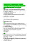 Chapter 01 Perspectives of Pediatric Nursing Hockenberry Wong-s Essentials of Pediatric Nursing questions and answers