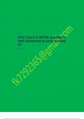 AUC Exam 3 &lpar;MTM&rpar; questions well answered to pass graded A&plus;