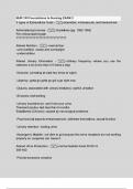 NUR 155 Foundations to Nursing EXAM 2 with complete questions and answers 