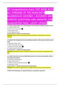 ATI Comprehensive Exam TEST BANK WITH  ALL VERSIONS OF THE EXAM WITH  ALLMODULES COVERED &vert; ACCURATE AND VERIFIED QUESTIONS AND ANSWERS FOR GUARANTEED PASS&vert; LATEST UPDATE 
