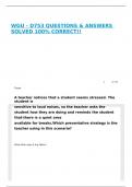 WGU - D753 QUESTIONS & ANSWERS SOLVED 100&percnt; CORRECT&excl;&excl;