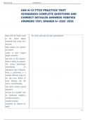 Exam &lpar;elaborations&rpar; ESE K-12 FTCE PRACTICE EXAM COMPLETE QUSTIONS AND DETAILED ANSWERS 