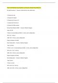Chart of Arrhythmias Exam Questions and Answers Already Passed Rated A&plus;