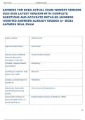 Exam &lpar;elaborations&rpar; SAFMEDS FOR BCBA 
