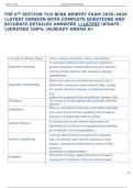 Exam &lpar;elaborations&rpar;  6TH EDITION TCO BCBA  