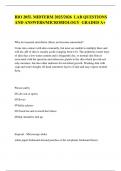 BIO 205L MIDTERM 2025&sol;2026  LAB QUESTIONS AND ANSWERS&sol;MICROBIOLOGY  GRADED A&plus;