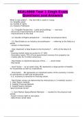 REAL4000 Test 1 Singh Exam Questions and Answers