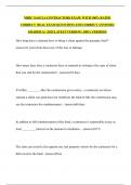 MHIC NASCLA CONTRACTORS EXAM  WITH 100&percnt; RATED CORRECT  REAL EXAM QUESTIONS AND CORRECT ANSWERS&vert; GRADED A&plus; &vert;2025 LATEST VERSION &vert; 100&percnt; VERIFIED