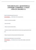 NUR 180 EXAM 2 QUESTIONS & ANSWERS &lpar;VERIFIED&rpar; LATEST UPDATE GRADED A&plus;