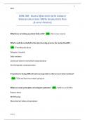 NUR 180 - EXAM 1 QUESTIONS WITH CORRECT VERIFIED SOLUTIONS 100- GUARANTEED PASS &lpar;LATEST UPDATE&rpar;