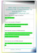 NRSG 2500&colon; Unit 3 Electrolytes  Questions with  Correct Answers  for  Specific Exam Mail  supergrades12&commat;gmail&period;com 