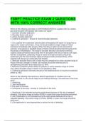 FSBPT PRACTICE EXAM 2 QUESTIONS WITH 100&percnt; CORRECT ANSWERS 