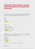 Wonderlic 50 questions &sol; Study guide Questions with Definitive Solutions&period;        Quiz&lowbar;&lowbar;&lowbar;&lowbar;&quest;  A science class has two times as many boys as girls&period; During the final examination of the year&comma; the girls average 90 points each&comma; and the class as a whole averages 