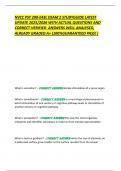 NVCC PSY 200-E43L EXAM 2 STUDYGUIDE LATEST  UPDATE 2025&sol;2026 WITH ACTUAL QUESTIONS AND  CORRECT VERIFIED ANSWERS WELL ANALYSED&comma;  ALREADY GRADED A&plus; &lpar;100&percnt;GUARANTEED PASS&excl; &rpar;
