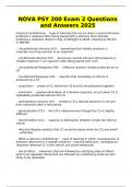 NOVA PSY 200 Exam 2 Questions and Answers 2025