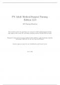 PN Adult Medical-Surgical Nursing &ndash; Edition 12&period;0 &ndash; Verified Questions and Correct Answers &vert; 2025&sol;2026 Academic Year