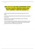WGU D196 OA AND PRE-ASSESSMENT EXAM  &lpar;ACTUAL 2025&sol;26 VERSION&rpar; QUESTIONS  WITH CORRECT VERIFIED GRADED A&plus;