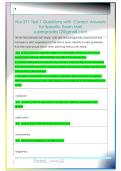 Nur 211 Test 1 Questions with  Correct Answers   for Specific Exam Mail  supergrades12&commat;gmail&period;com