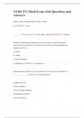 NURS 571 Final Exam with Questions and Answers
