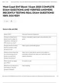 West Coast EMT Block 1 Exam 2025 COMPLETE EXAM QUESTIONS AND VERIFIED ANSWERS &vert;RECENTLY TESTING REAL EXAM QUESTIONS&vert; 100&percnt; SOLVED&excl;&excl;