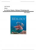 Test Bank for Biology &lpar;12th Edition&comma; by Sylvia Mader&rpar; Chapter 1 to 47