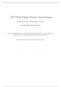 ATI TEAS Online Practice Test Package &ndash; Includes Anatomy & Physiology Coverage &vert; 2025&sol;2026 Edition