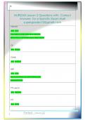 NURS245 Lesson 2 Questions with  Correct  Answers  for a Specific Exam Mail  supergrades12&commat;gmail&period;com