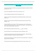 Agronomy Farmer Practices &vert; Exam Revision Questions And Correct Answers &vert; Graded A&plus; &vert; 2025 Update &vert;