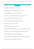 Agronomy Crop ProtectionPrep&period; Exam Questions and Correct Answers With 100&percnt; Correct Answers &vert; Latest 2025 Update&period; 