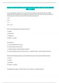 Agronomy Chemical Application&period; Exam Questions and Correct Answers With 100&percnt; Correct Answers &vert; Latest 2025 Update&period; 