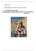 Test Bank for Biology of Humans&colon; Concepts&comma; Applications&comma; and Issues &lpar;6th Edition&comma; by Judith Goodenough&rpar; Chapter 1 - 24