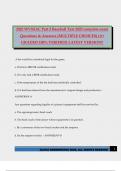 2025 WVSSAC Part 2 Baseball Test 2025 complete exam Questions & Answers &lpar;MULTIPLE CHOICES&rpar; &lpar;A&plus; GRADED 100&percnt; VERIFIED&rpar; LATEST VERSION&excl;&excl;