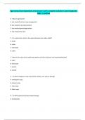 Introduction to Agronomy Exam Questions and Correct Answers With 100&percnt; Correct Answers &vert; Latest 2025 Update&period; 