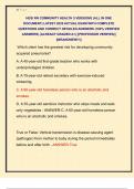 HESI RN COMMUNITY HEALTH 5 VERSIONS &lpar;ALL IN ONE  DOCUMENT&rpar; LATEST 2025 ACTUAL EXAM WITH COMPLETE  QUESTIONS AND CORRECT DETAILED ANSWERS &lpar;100&percnt; VERIFIED  ANSWERS&rpar; &vert;ALREADY GRADED A&plus;&vert; &vert;&vert;PROFESSOR VERIFIED&vert;&vert;  &vert;&vert;BRANDNEW&excl;&excl;&excl;&vert;&vert; 