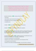 B234 PROMOTING HEALTHY POPULATIONS EXAM 1 2025 QUESTIONS AND ANSWERS