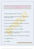 BIOC 3021 EXAM 2025 QUESTIONS AND ANSWERS