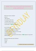 BIOC 3021 EXAM 4 2025 QUESTIONS AND ANSWERS
