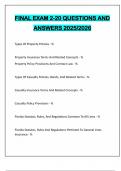 FINAL EXAM 2-20 QUESTIONS AND ANSWERS 2025&sol;2026