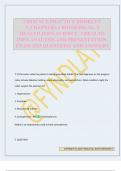 CHIM NCE PRACTICE BOOKLET 3&lowbar;CHAPTERS 1 BIOMEDICAL&comma; 2 HEALTH INFO&period; SCIENCE&comma; 3 HEALTH INFO ANALYSIS AND PRESENTATION&period; EXAM 2025 QUESTIONS AND ANSWERS